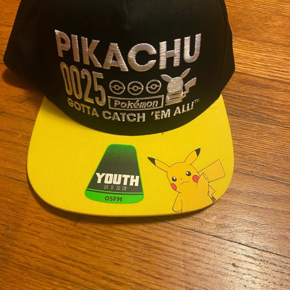 Black and Yellow Pikachu‎ Cap